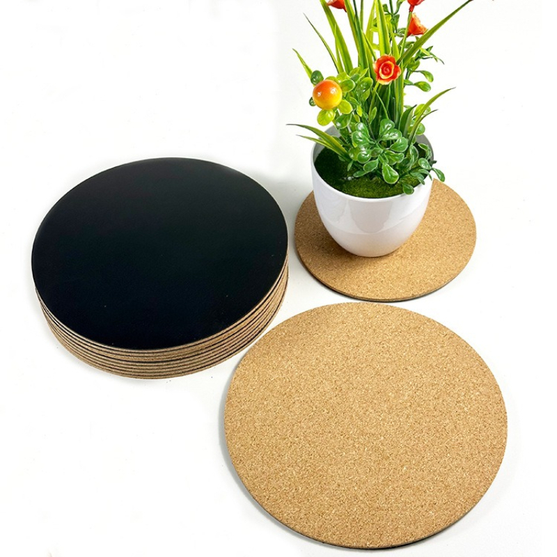 Coaster Sublimation Blank - 2/4Pcs/Lot Kitchen Insulation Cork Pad PP