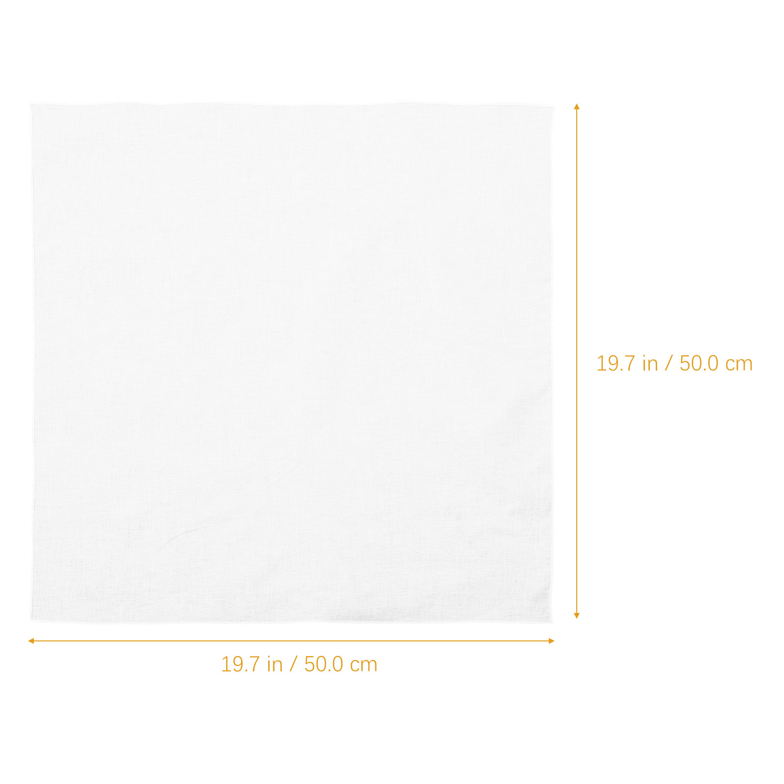 White Cotton Handkerchief Squa - Bandana Blank White review and price