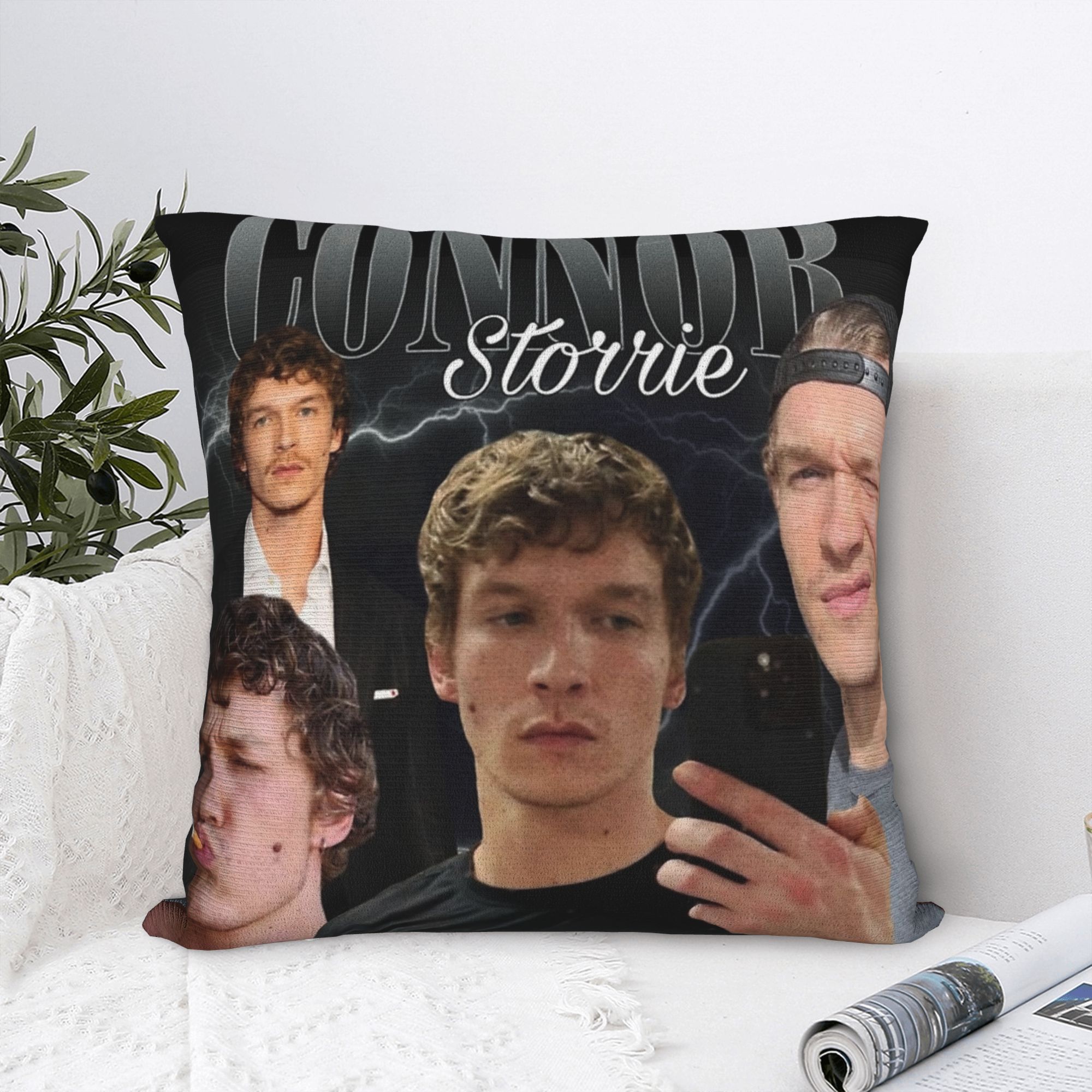 Connor Storrie Heated Rivalry  - Pillow Cover Sublimation review and price