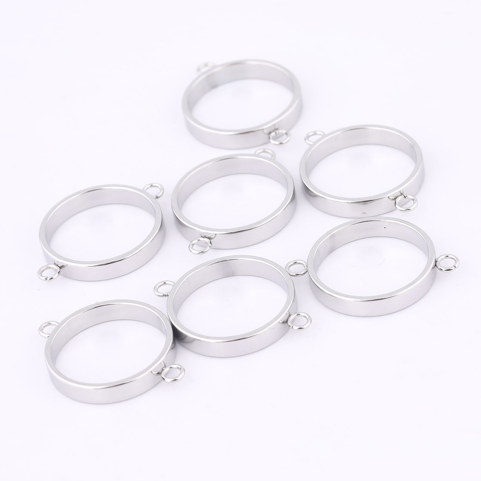10pcs Stainless Steel 14mm Ope - Metal Photo Panel review and price