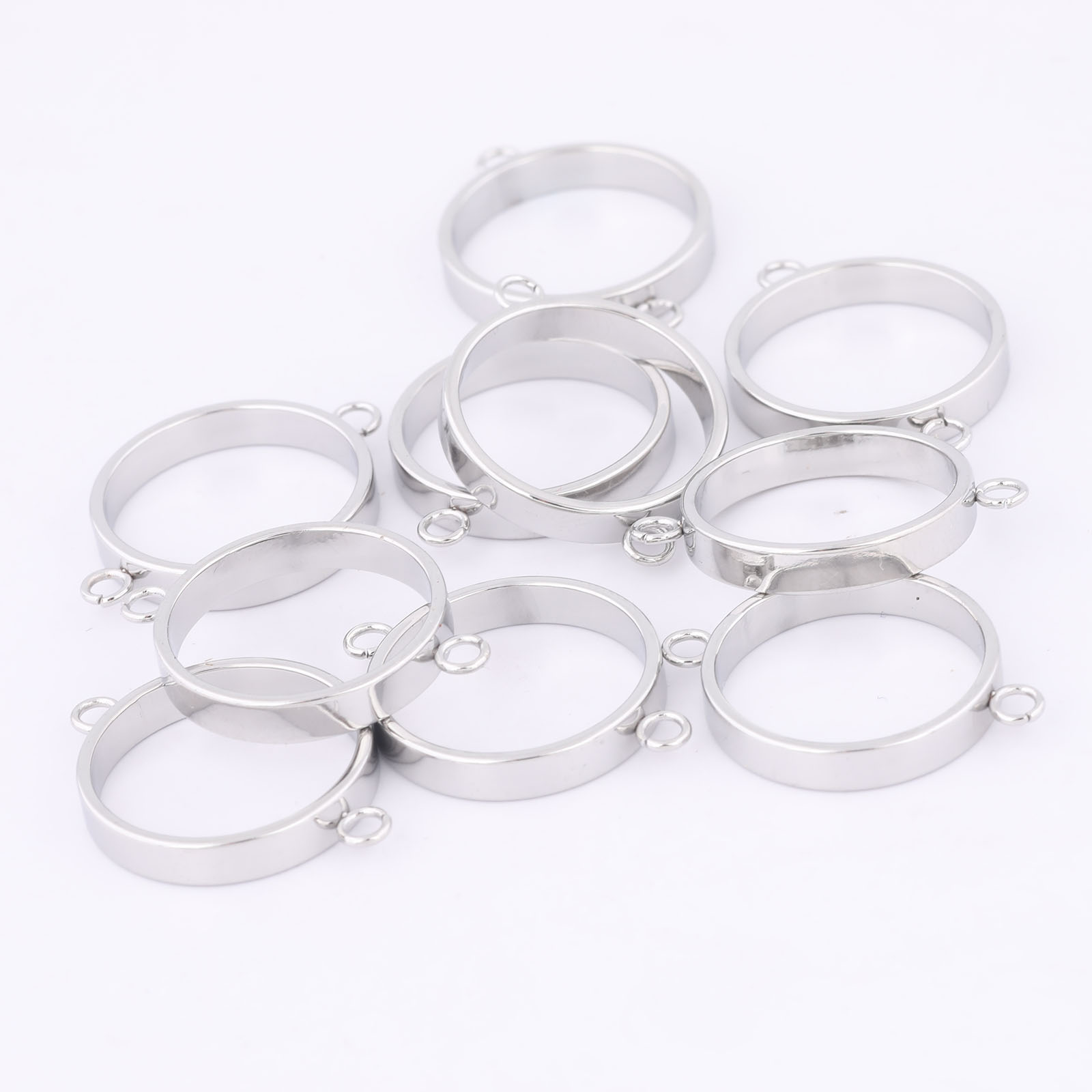 10pcs Stainless Steel 14mm Ope - Metal Photo Panel review and price