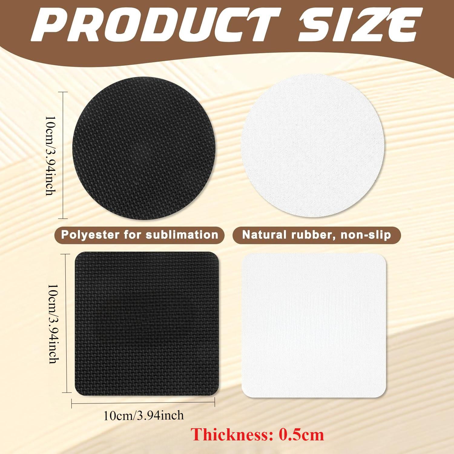 10 Pcs Sublimation Coasters Bl - Coaster Sublimation Blank review and price