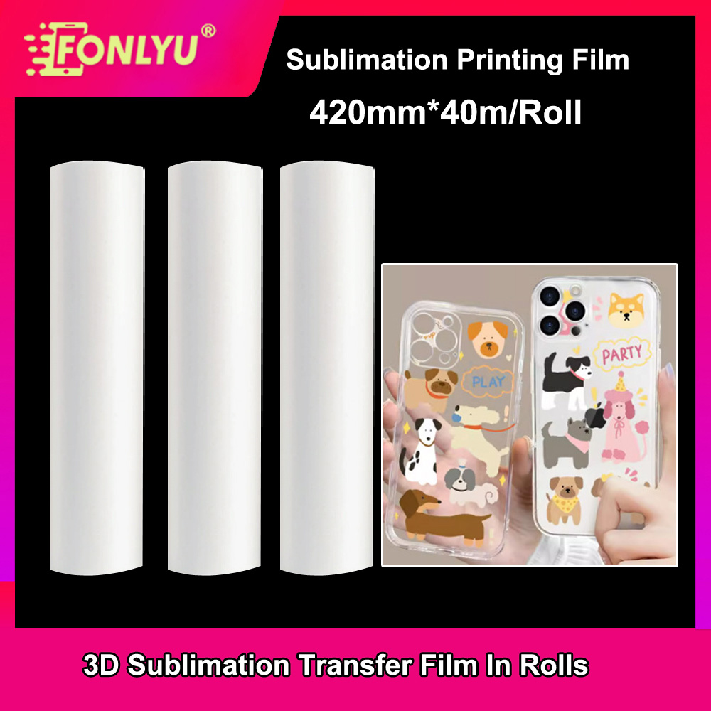 FONLYU 420mm*40mm Roll 3D Subl - Phone Case Blank Print review and price