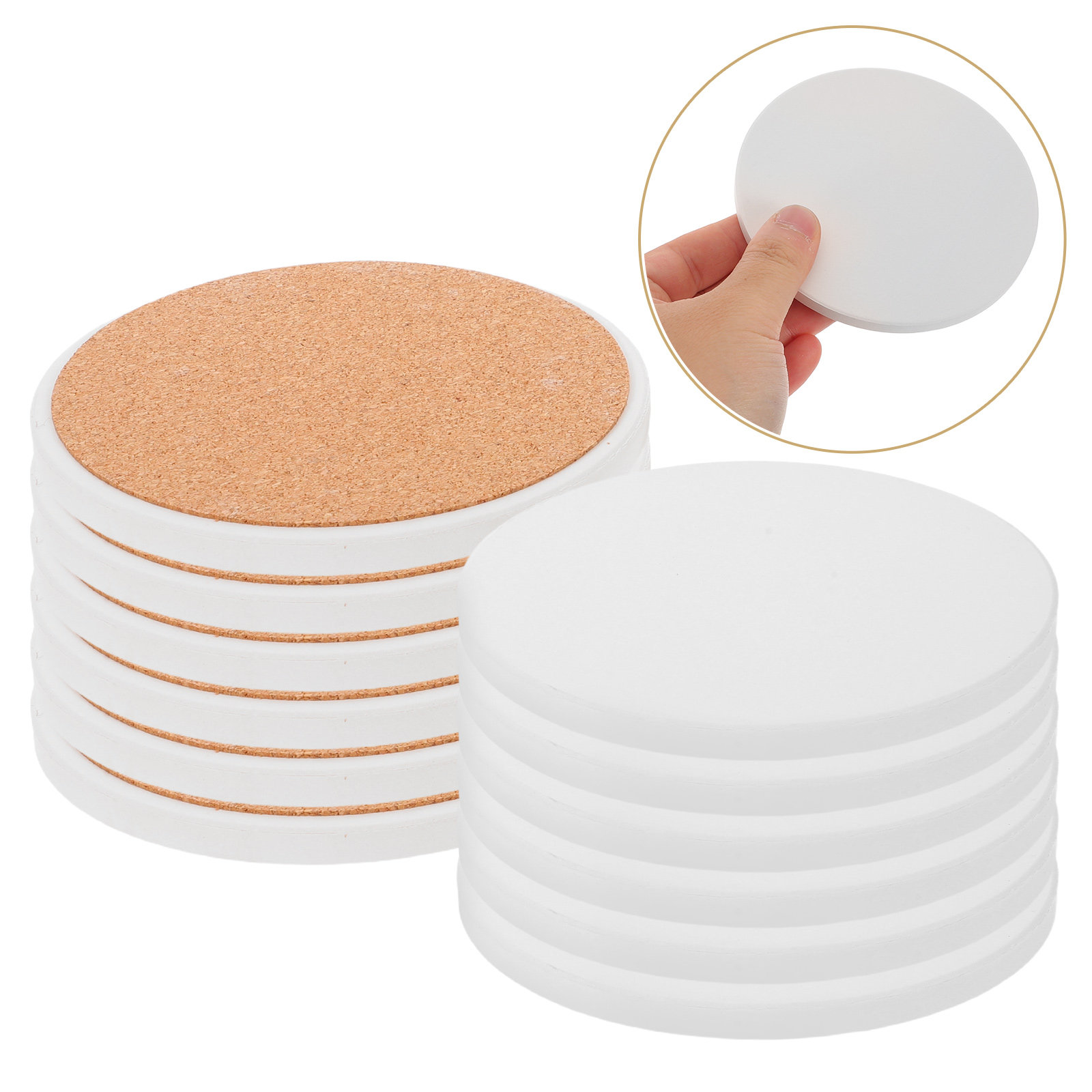 12pcs Sublimation Coasters Bla - Coaster Sublimation Blank review and price