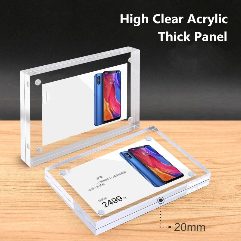 90x55mm Magnetic Acrylic Price - Photo Acrylic Block review and price