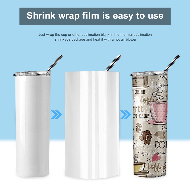 30Pcs Sublimation Shrink Wrap  - Sublimation Mug White review and price