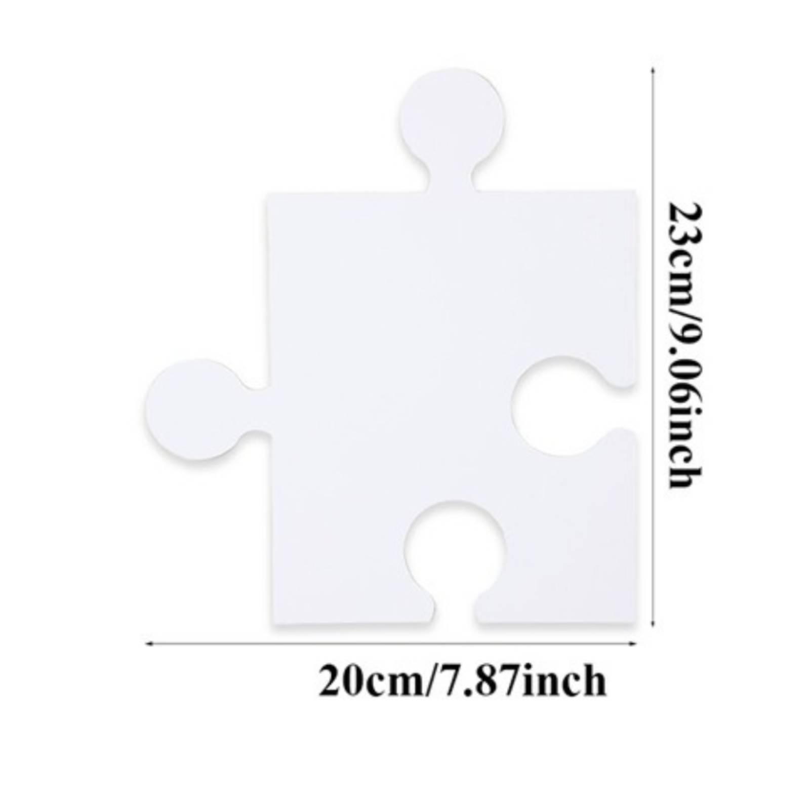 30 Pieces Blank Puzzle Pieces  - Puzzle Blank White review and price