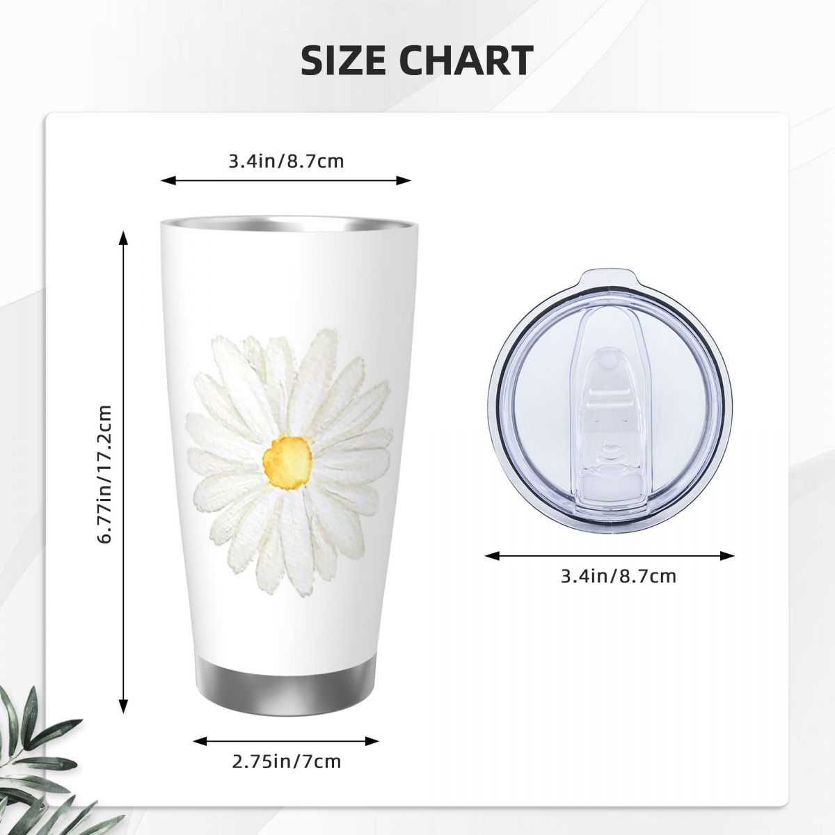 Hand Painted One Little White  - Tumbler 20Oz White review and price