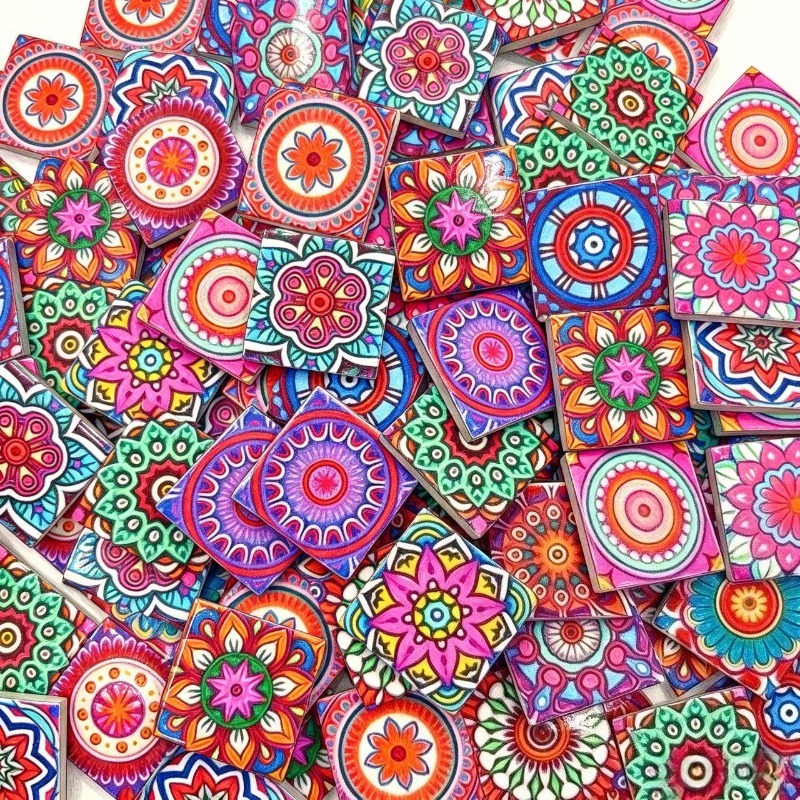 Mandala Print Ceramic Mosaic 1 - Ceramic Tile Blank review and price