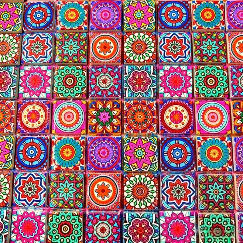 Mandala Print Ceramic Mosaic 1 - Ceramic Tile Blank review and price