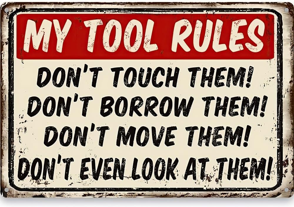 Metal Signs My Tool Rules Funn - Yard Sign Blank review and price