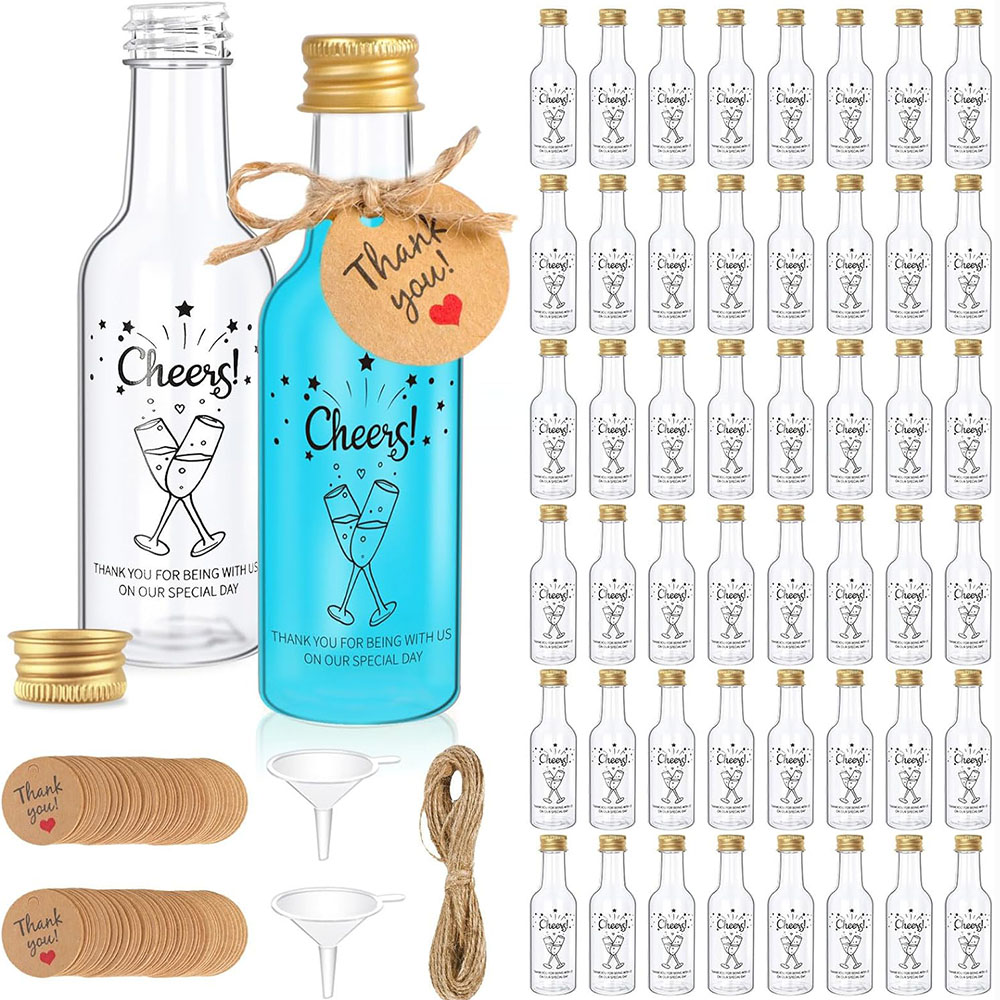 50Pack Mini Liquor Bottles,1.7 - Water Bottle Blank review and price