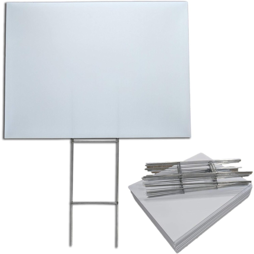 US Shipped  50 Pack 18x24 Blan - Yard Sign Blank review and price