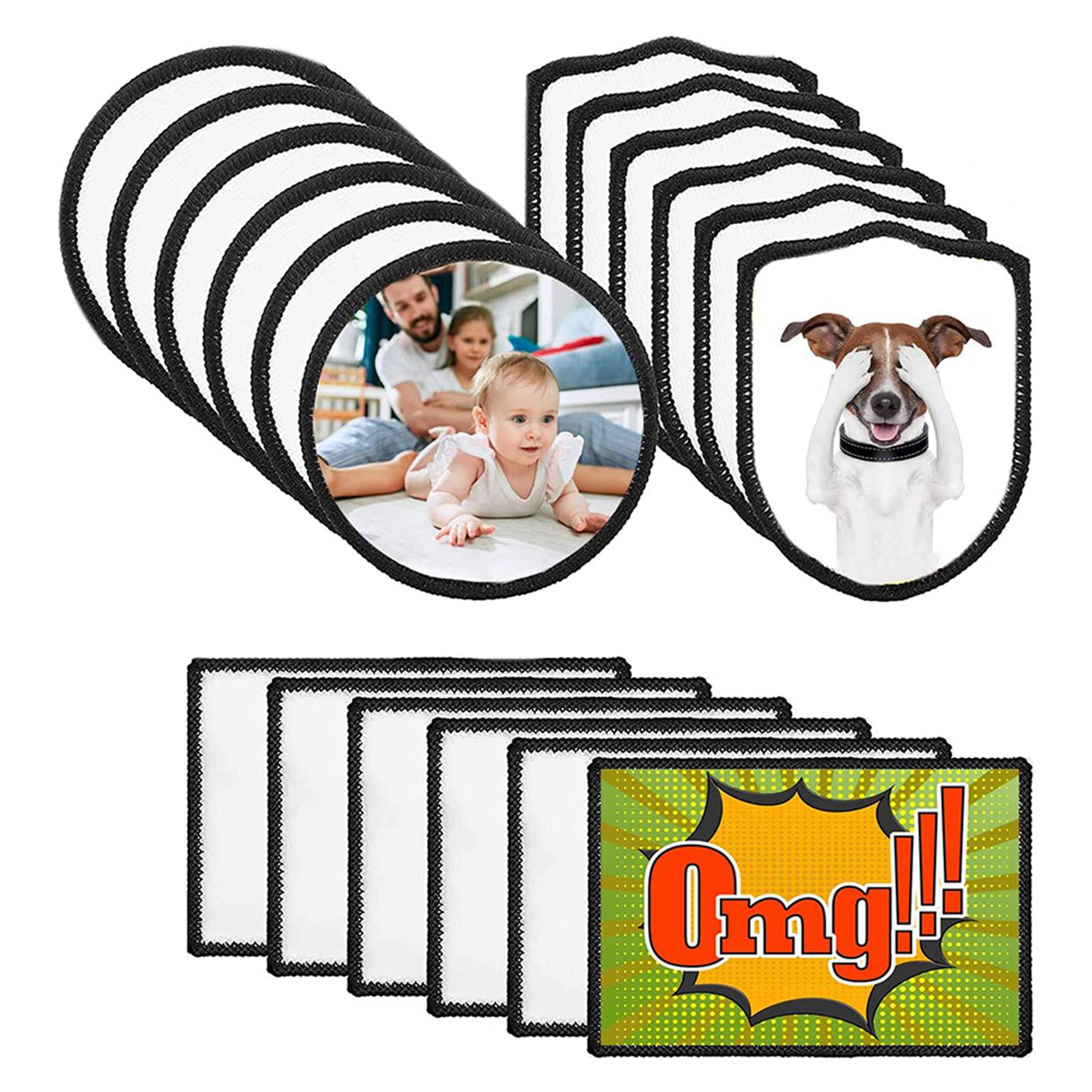 48Pcs Sublimation Patch Blanks - Hat Sublimation Blank review and price