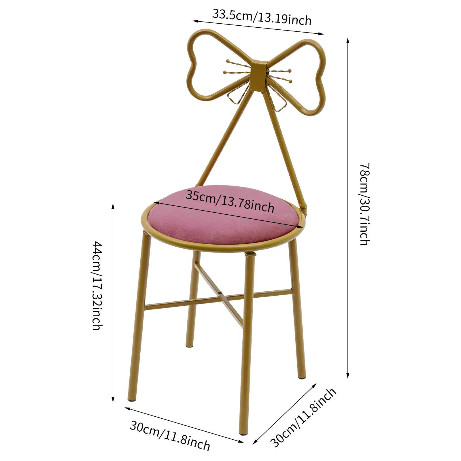 Pink Butterfly Backrest Vanity - Metal Photo Panel review and price