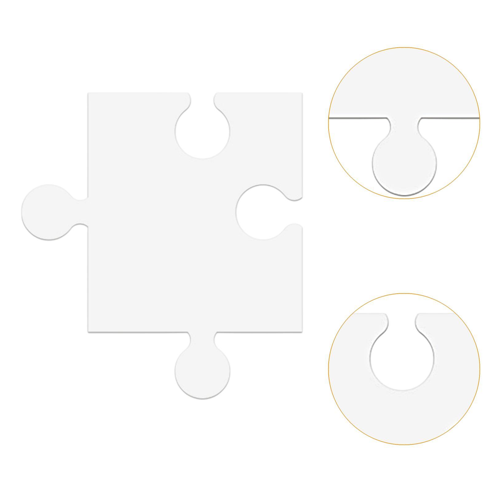 24Pcs White Cardboard Blank Ji - Puzzle Blank White review and price