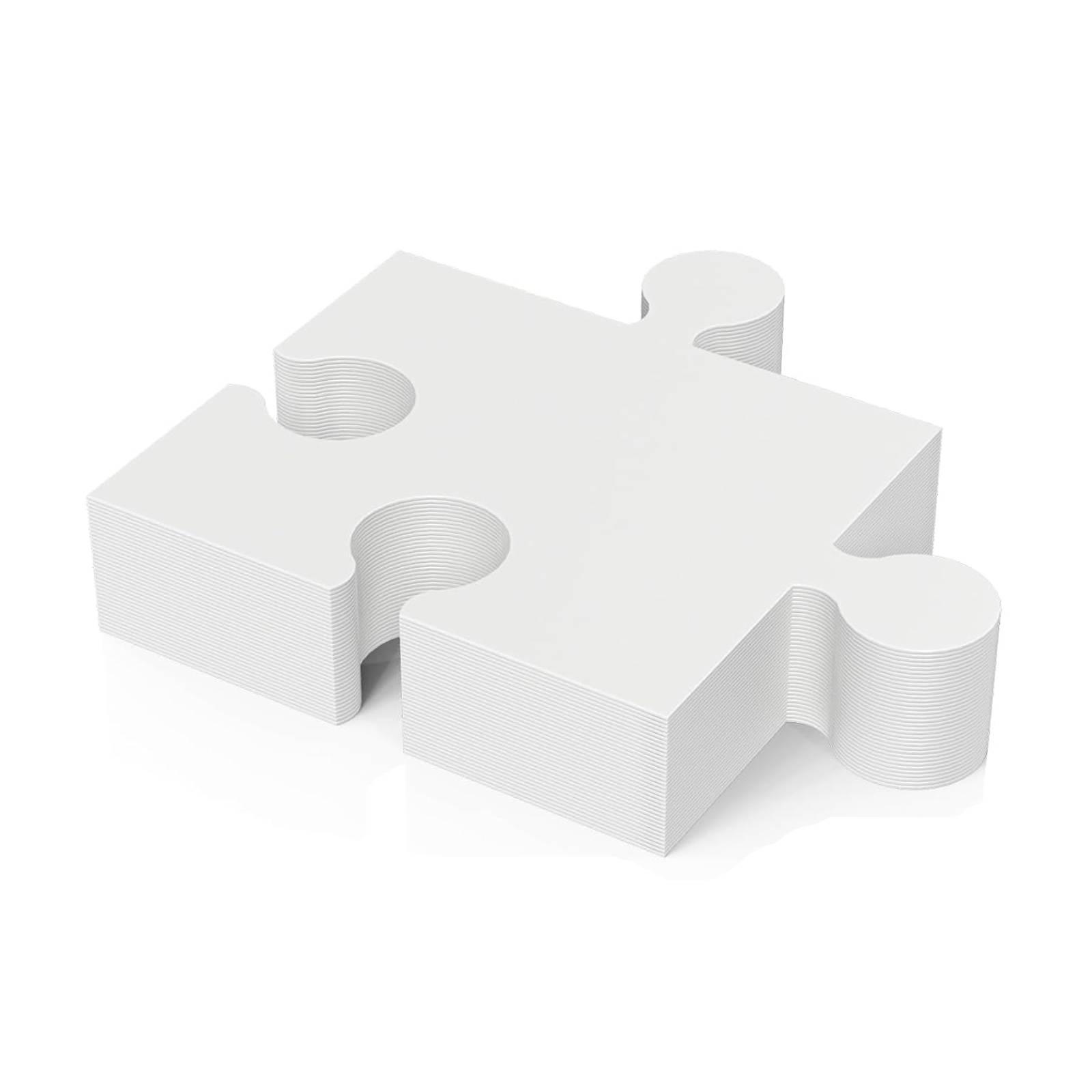 30 Pieces Blank Puzzle Pieces  - Puzzle Blank White review and price