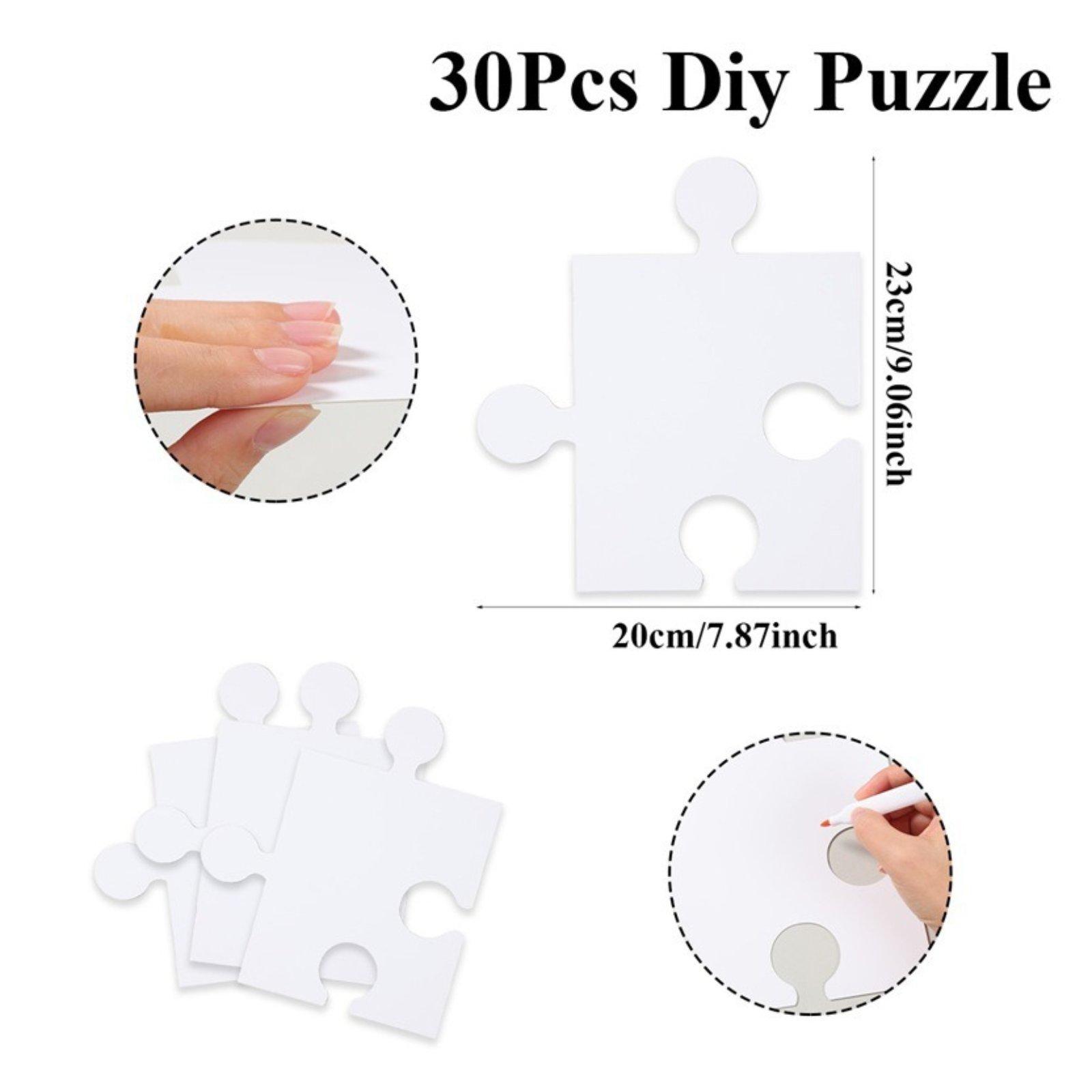 DIY Puzzle Cards Blank White C - Puzzle Blank White review and price